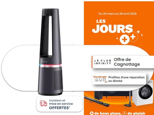 Profitez d’offres exclusives sur les ventilateurs design, ventilateurs sur pied, ventilateurs de table et climatiseurs mobiles pour un confort optimal tout l’été, au meilleur prix +++.