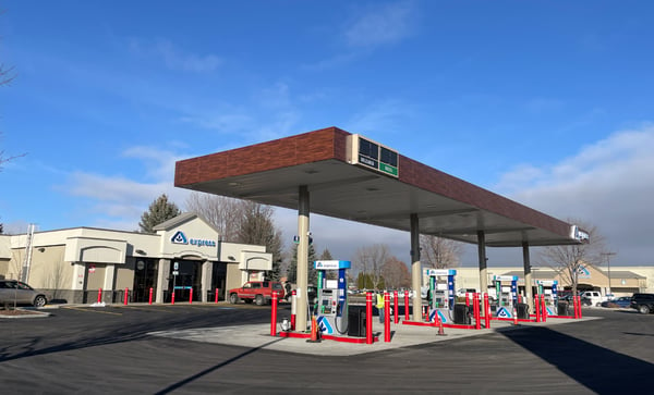 Albertsons fuel express station located at 1010 Campbell in baker city or
