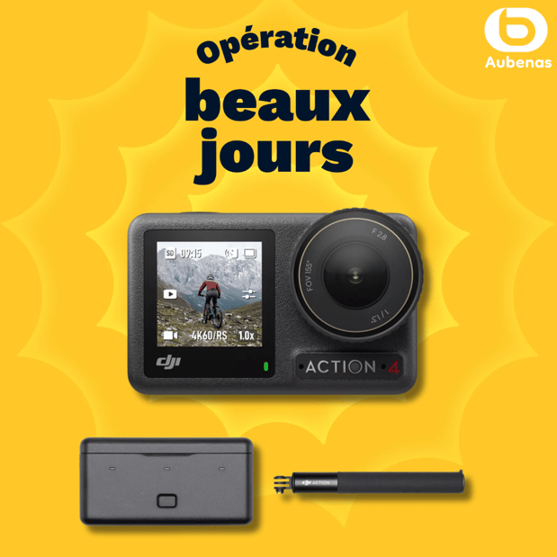 Caméra sport DJI Osmo Action 4 Adventure Combo