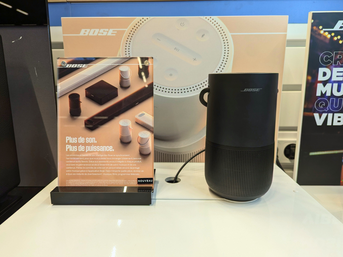 enceinte bose portable home speaker chez boulanger tours saint pierre des corps