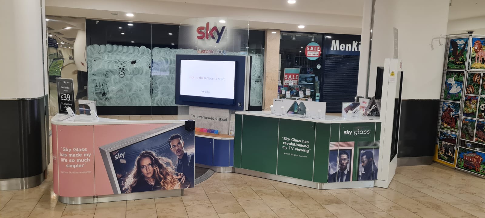 Hounds Hill Shopping Centre - Sky Store In Blackpool 