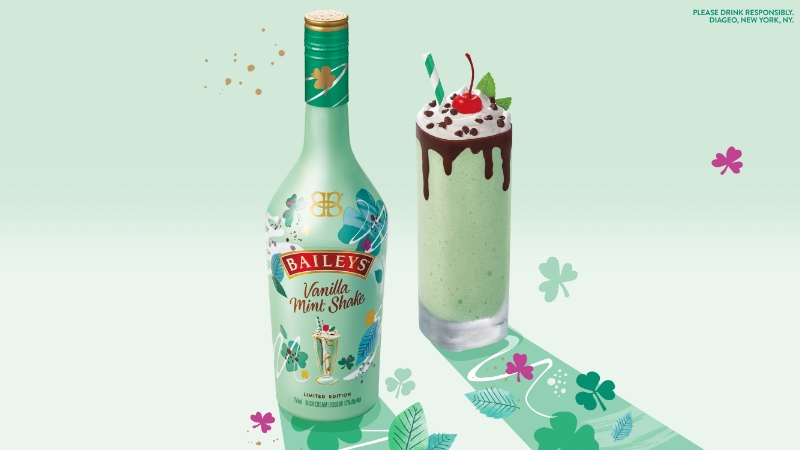 Baileys Vanilla Mint Dream Cocktail