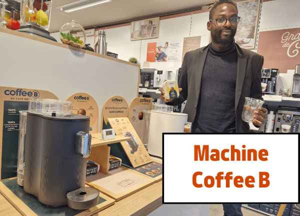 Venez décourvrir les machines à café Coffee B par Café royale à Boulanger Paris Passy !