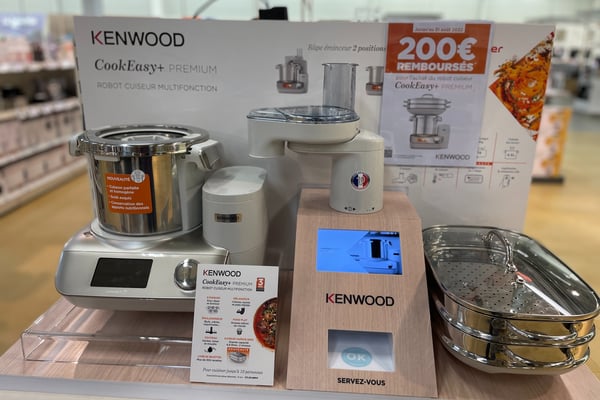 Robot cuiseur Kenwood connecté CookEasy+ premium - Boulanger Sarcelles