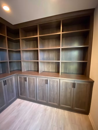 custom built and locally made bookcase