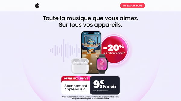 Apple Music arrive chez Boulanger Thiais avec une offre exclusive !