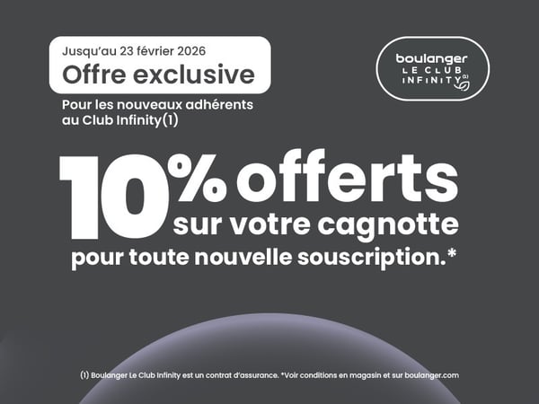 10 % offerts sur votre cagnotte pour toute nouvelle souscription !
