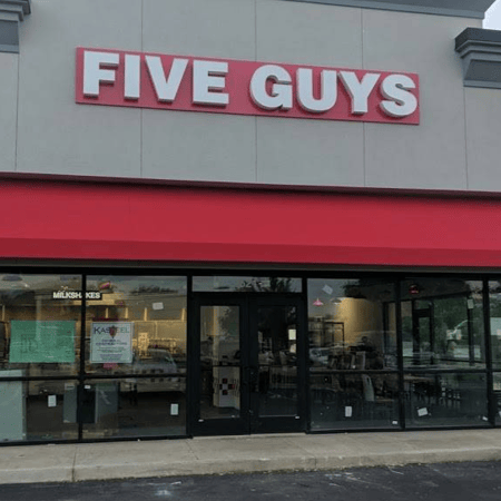 Five Guys at 521 Oxford Exchange Blvd. in Oxford, Alabama.