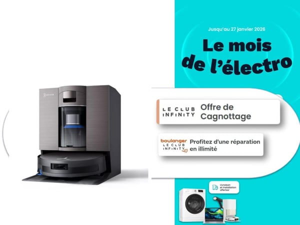 Robot Aspirateur Laveur ECOVACS Deebot X11 OmniCyclone Boulanger Toulouse Saint Orens