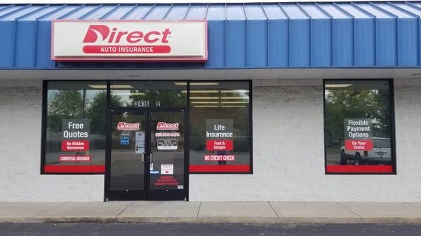 Direct Auto Insurance storefront located at  3416 Tom Austin Highway, Springfield