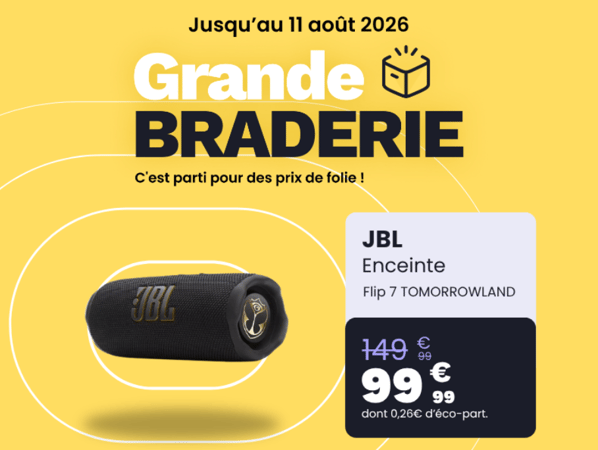 Enceinte portable JBL Flip 7 TOMORROWLAND