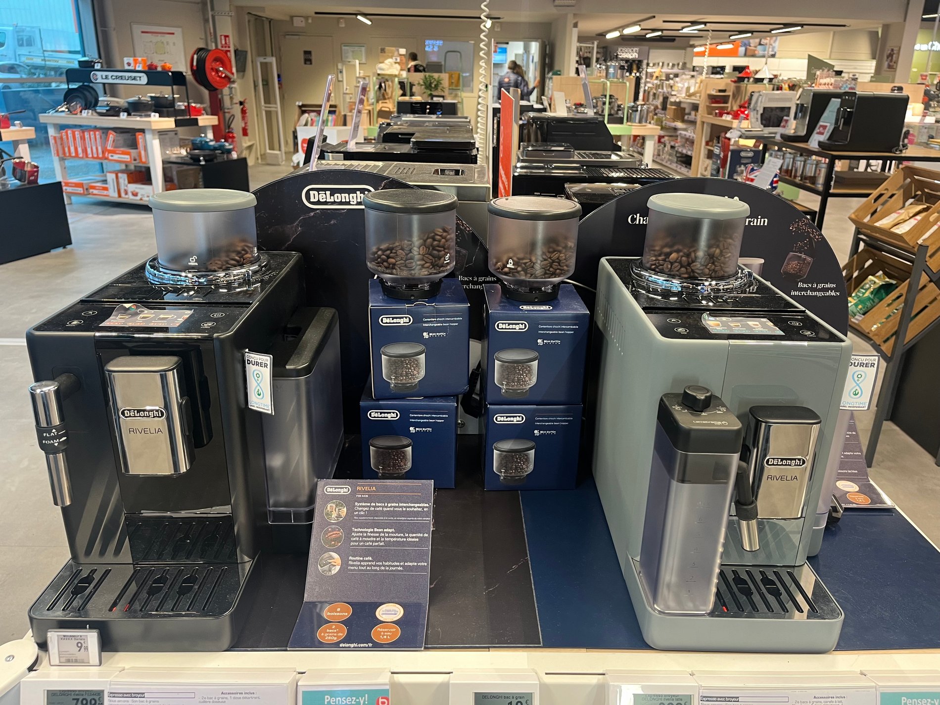 Expresso Broyeur Delonghi rivelia latte FEB4455.BG Boulanger Limonest