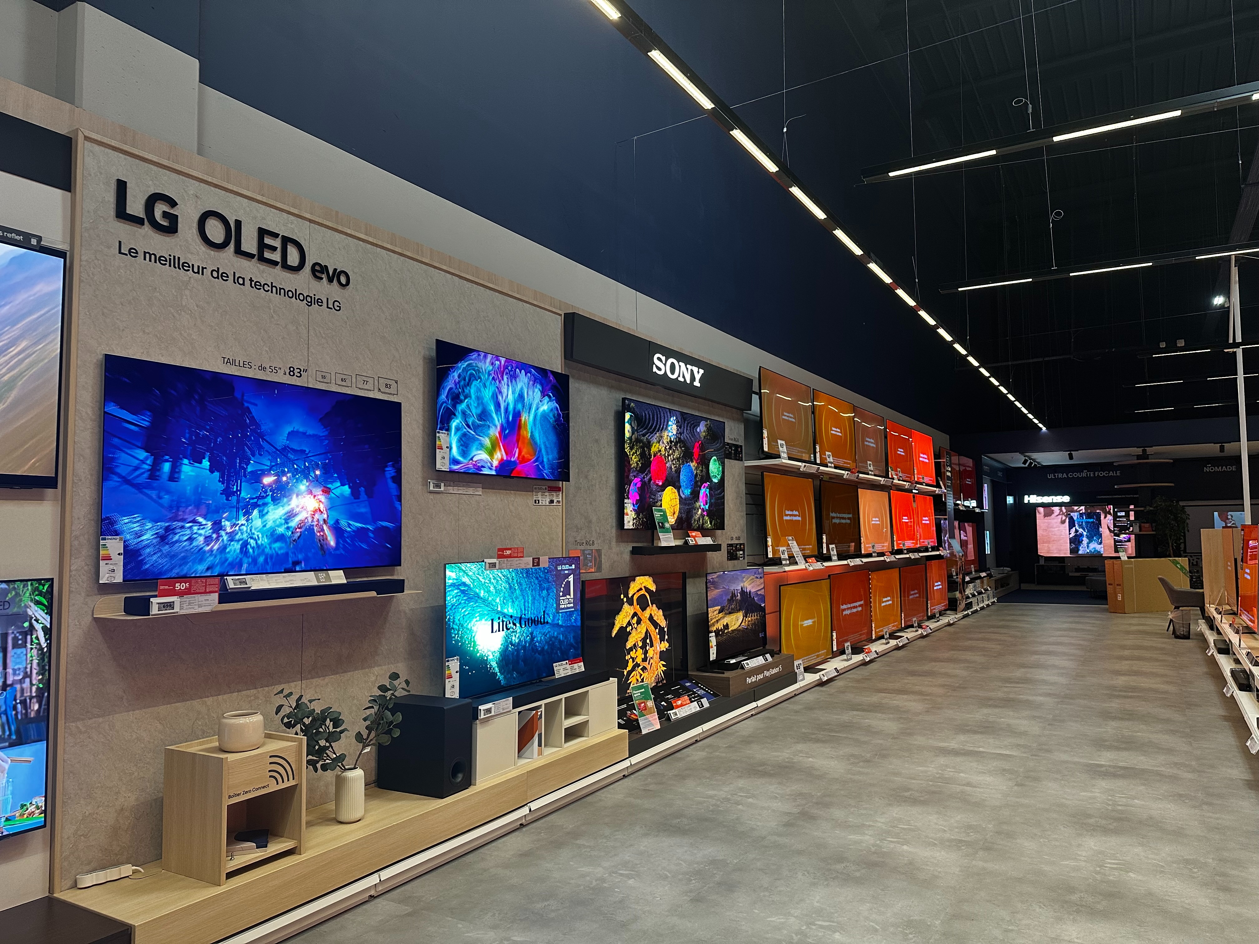 Rayon TV dans votre magasin Boulanger sarcelles