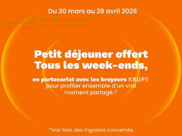 Petit-déjeuner offert tous les week-ends ! ☕🥐