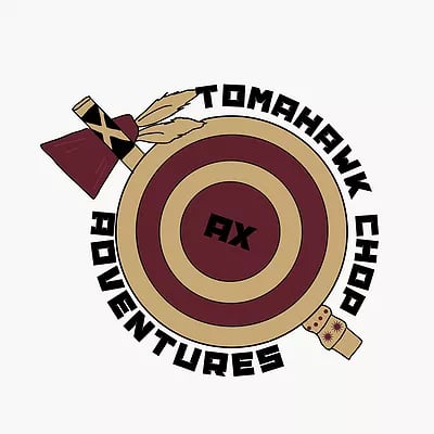 Tomahawk Chop Ax Adventures, ax and bulls-eye