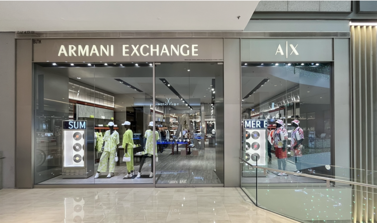 A|X Armani Exchange Kuala Lumpur Pavillion Mall in Kuala Lumpur ...