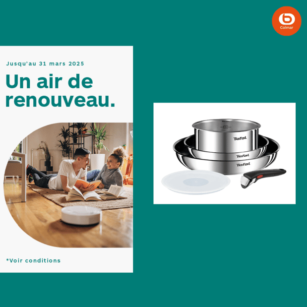 Batterie de cuisine TEFAL Boulanger Colmar