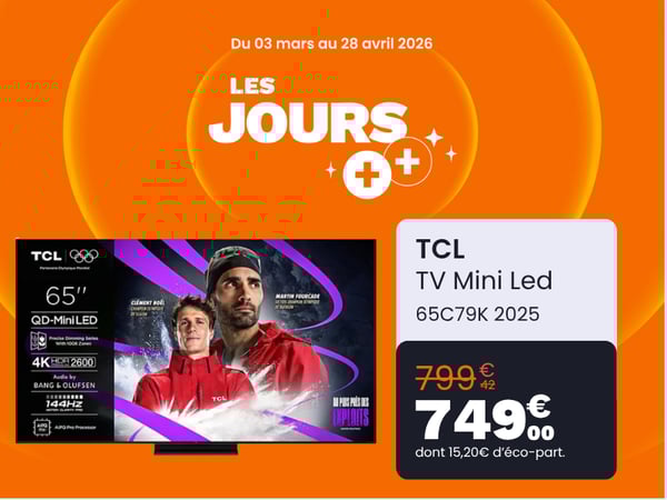 TV Mini Led TCL 65C79K 2025 - 65 pouces ( 164 cm )