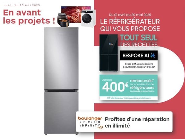 Réfrigérateur combiné Samsung