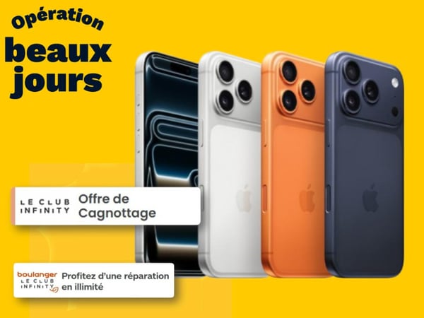 Envie du nouvel iPhone 17 Pro à Anglet ? Découvrez l'iPhone 17 Pro à Boulanger Anglet avec Applecare+