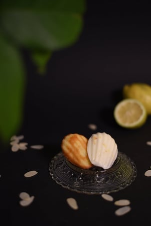 Zitronen Mandel Madeleine - Das Naschwerk