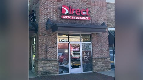 Direct Auto Insurance storefront located at  12551 Jefferson Ave, Newport News