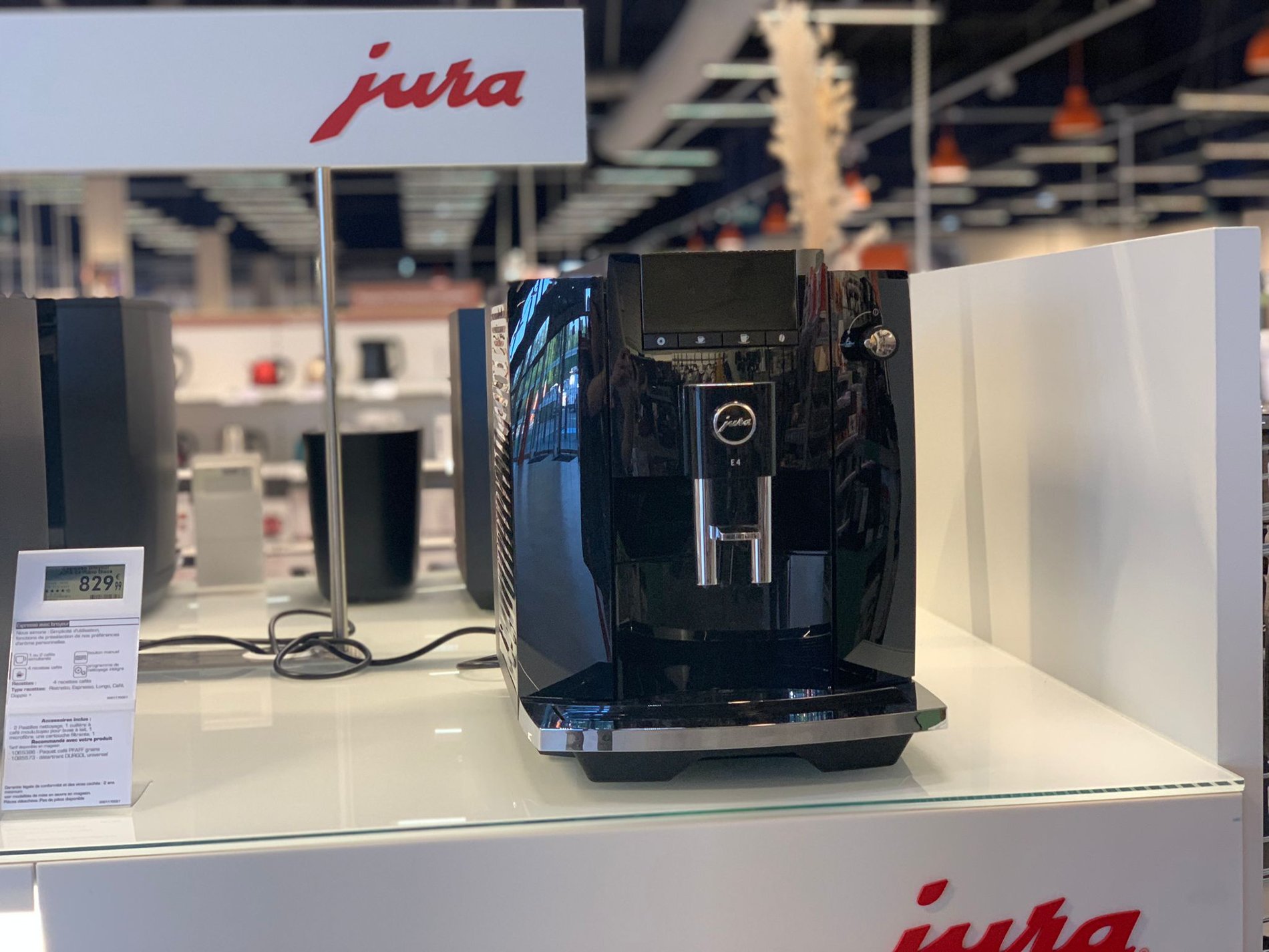 Expresso Broyeur Jura E4 Piano Black