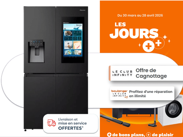 Frigo américain connecté profitez des Jours + chez Boulanger Angoulême - Champniers