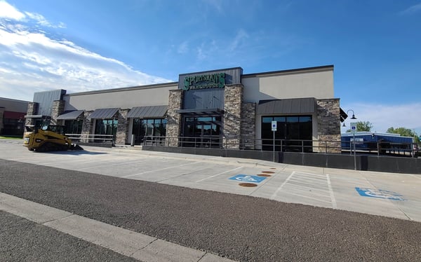 The front entrance of Sportsman's Warehouse in Laramie