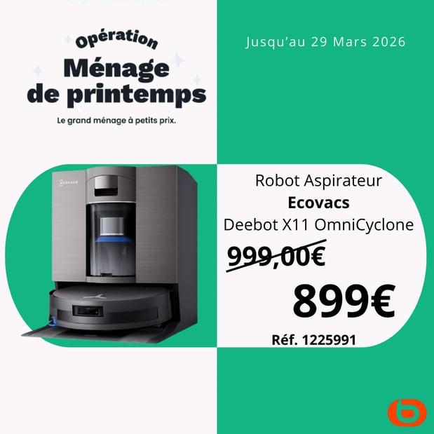 Aspi Robot ECOVACS Deebot X11 OmniCyclone