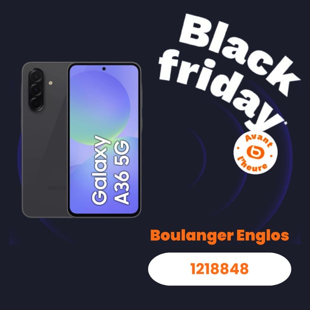 Smartphone SAMSUNG Galaxy A36 Noir 128Go 5G