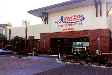 american furniture warehouse at 4700 south power rd, gilbert, az