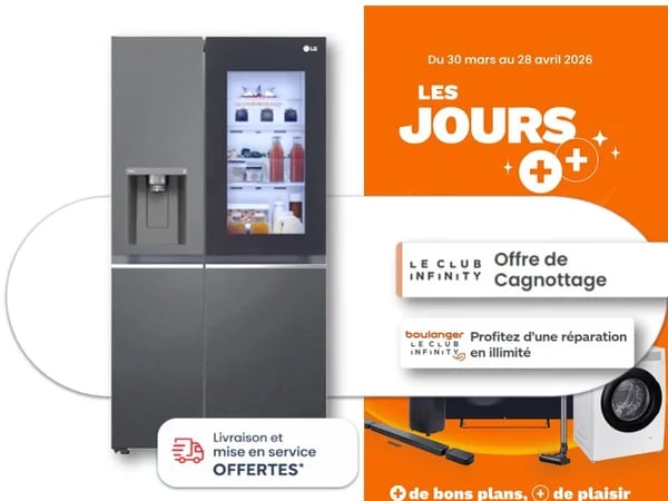 les jours plus promotion réfrigérateur