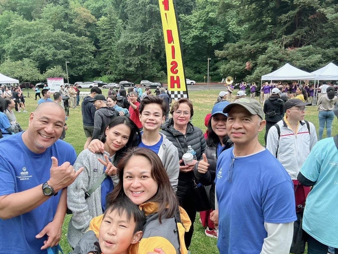ACRS 2023: Our first year participating in the Walk for Rice, come rain or shine!