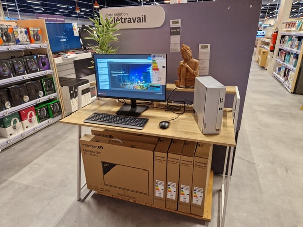 Espace télétravail Boulanger Lognes