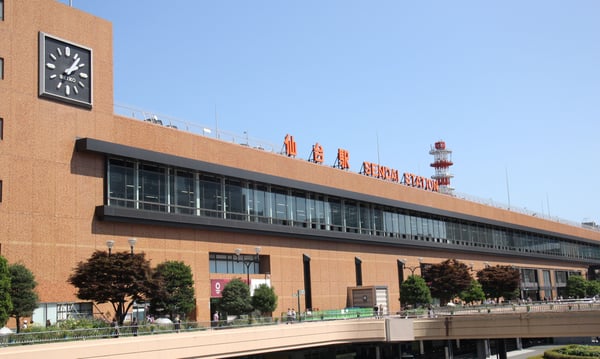 仙台駅のようす