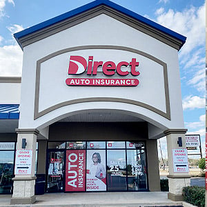 Direct Auto Insurance storefront located at  5300 Halls Mill Road, Mobile