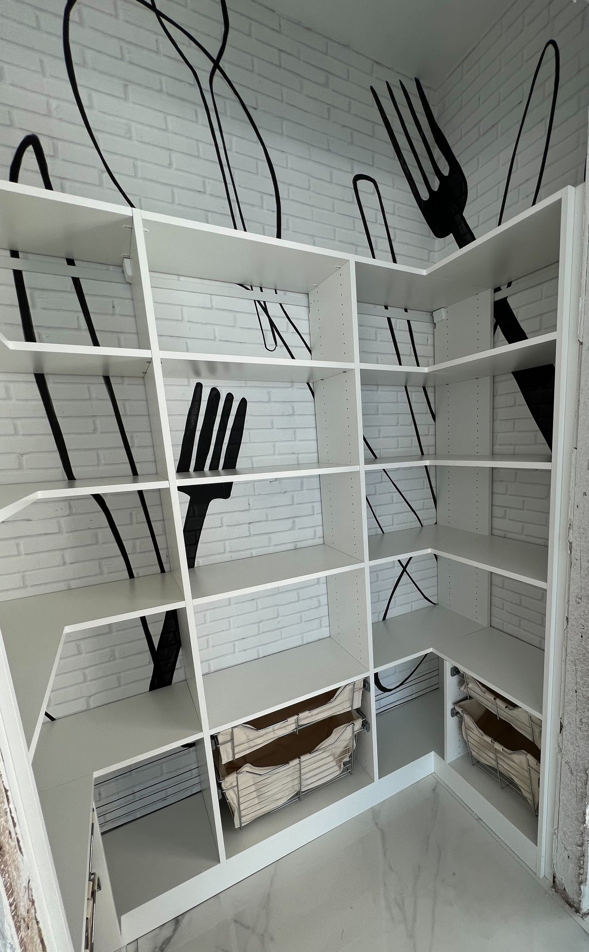 Custom built locally made pantry