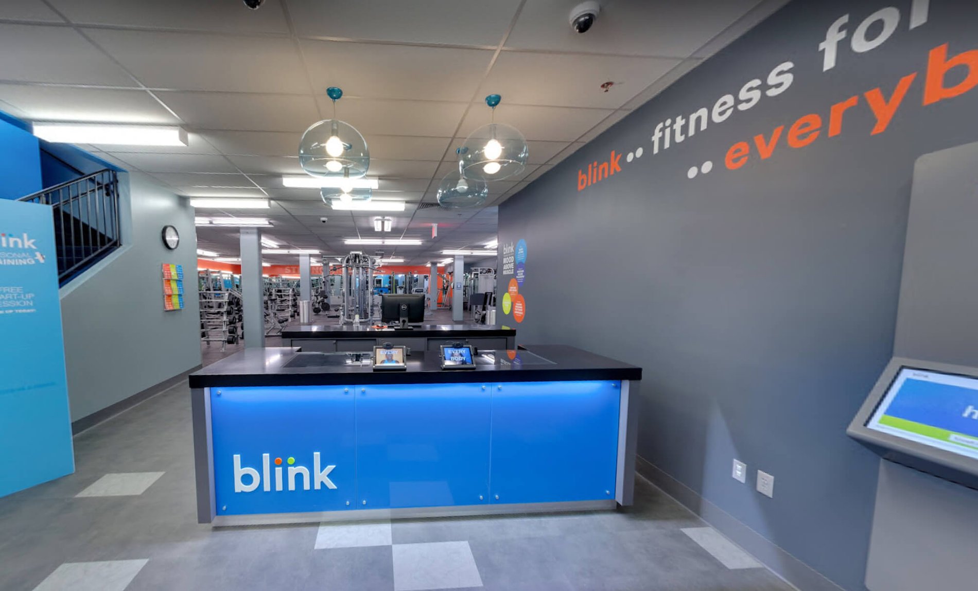 All Blink Fitness Gyms in NJ cardio equipment, strength equipment