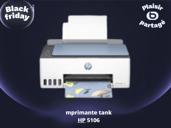 Imprimante hp black friday steel