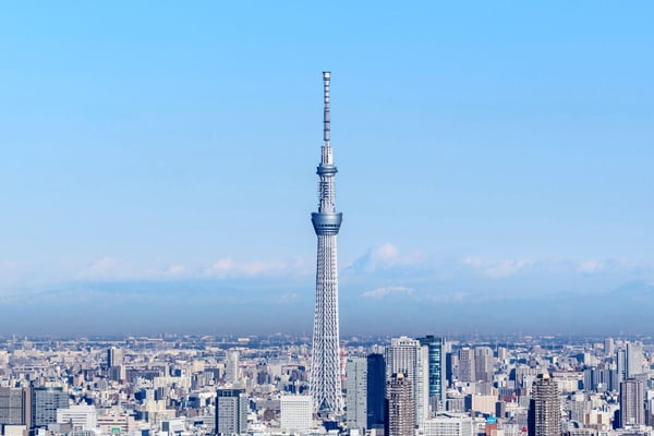 高さ634mの世界一高いタワーです！ ©TOKYO SKYTREE