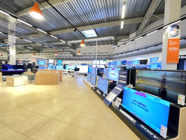 rayon télévision à boulanger nantes atlantis saint herblain