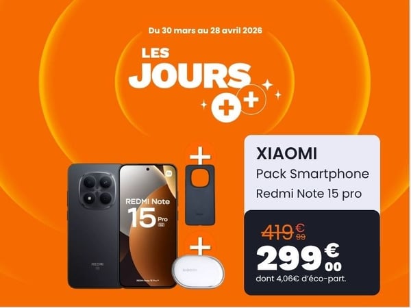 Smartphone Xiaomi Redmi Note 15 Pro Boulanger Pau Lons