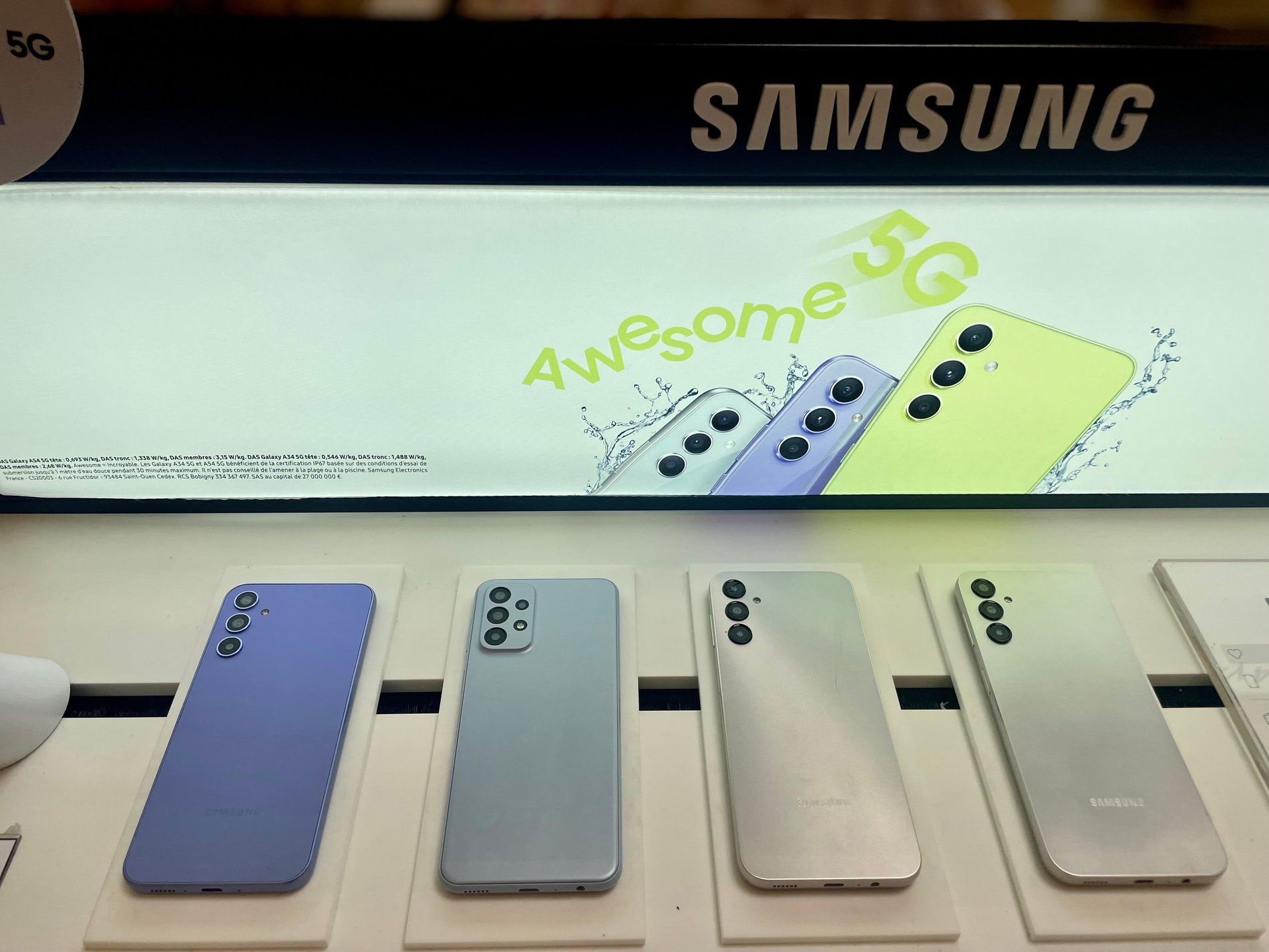 Samsung Galaxy A34, Samsung Galaxy A54 dans votre magasin Boulanger Saint-Nazaire