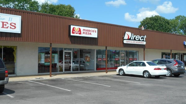 Direct Auto Insurance storefront located at  2021 Highway 72 East, Corinth