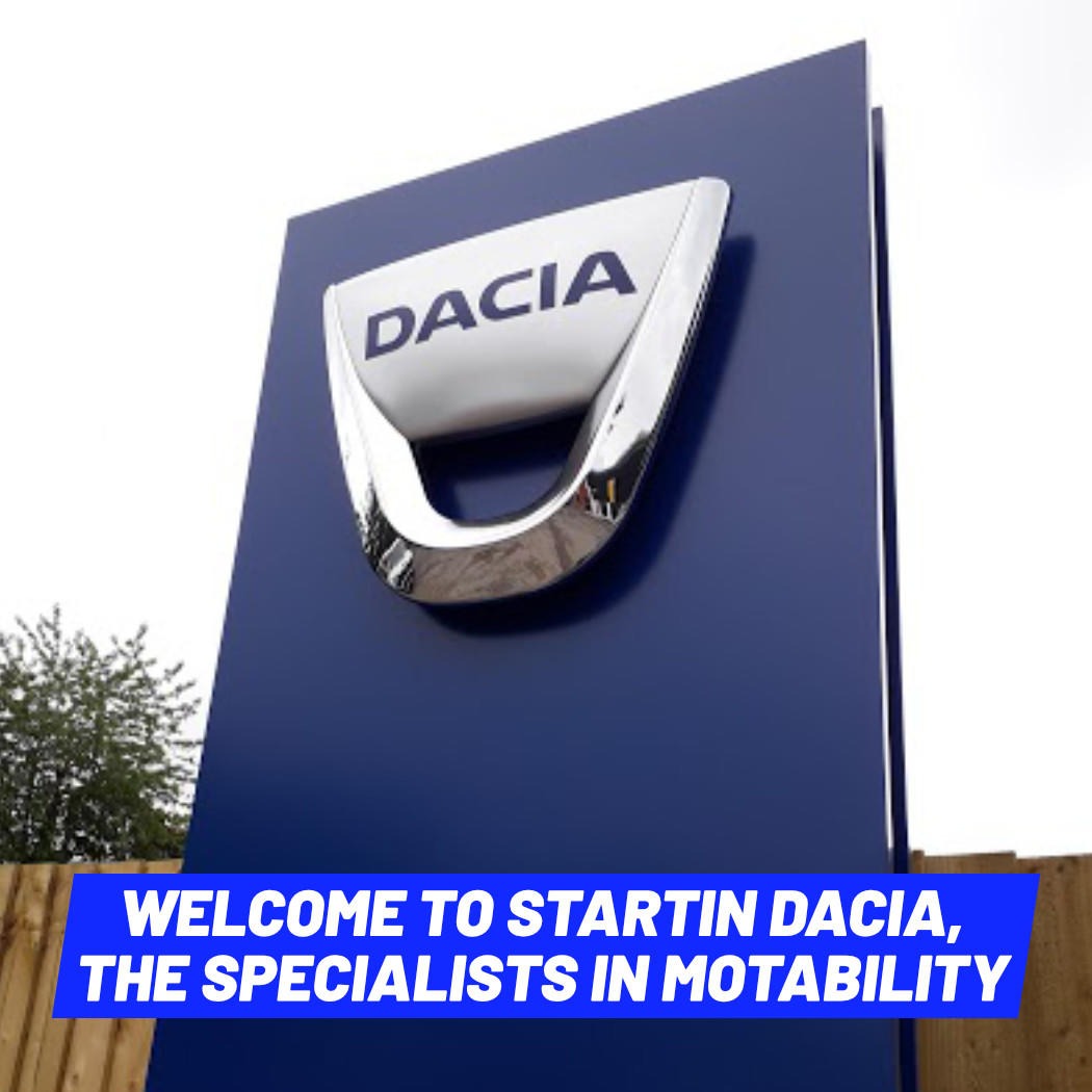 Motability Scheme at Startin Dacia Worcester