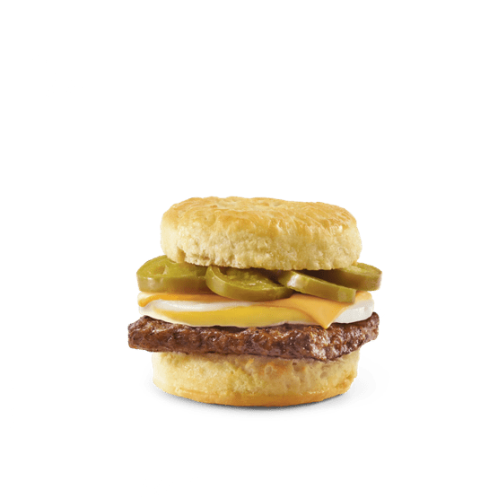 Jalapeño Sausage, Egg, and Cheese Biscuit