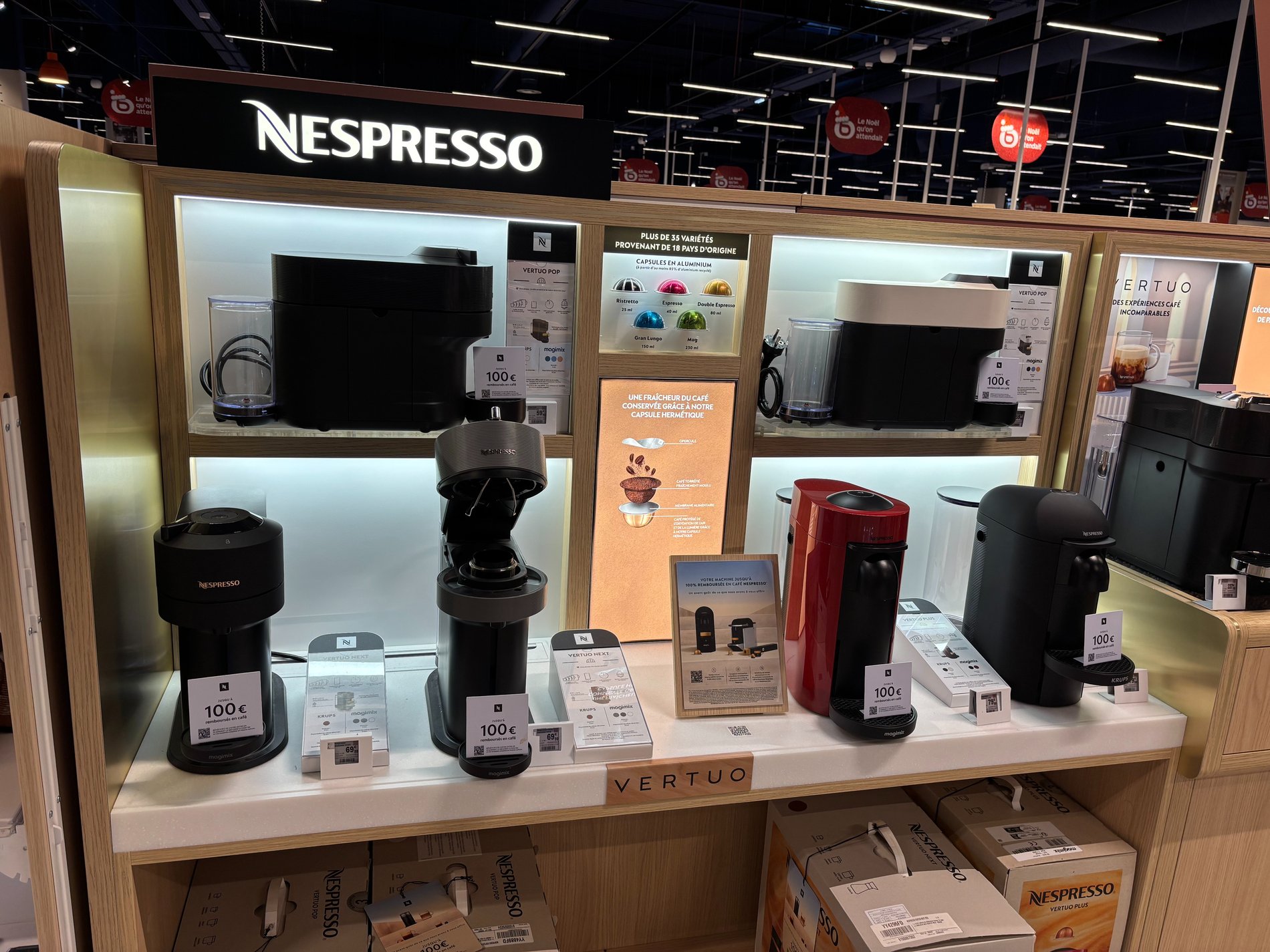 Espace Nespresso Disponible à Boulanger Limonest
