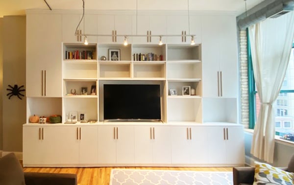 White Entertainment Center