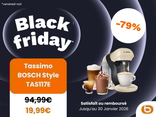 Tassimo BOSCH Style TAS117E chez Boulanger Vitrolles